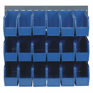 QUANTUM STORAGE SYSTEMS QLP-3619-230-18BL Louvered Panel 36 x 11 x 19 Inch Blue | AF4YRC 9R013