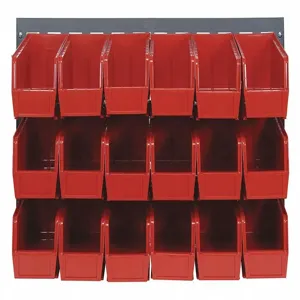 QUANTUM STORAGE SYSTEMS QLP-3619-230-18RD Louvered Panel 36 x 11 x 19 Inch Red | AF4NWF 9DW34