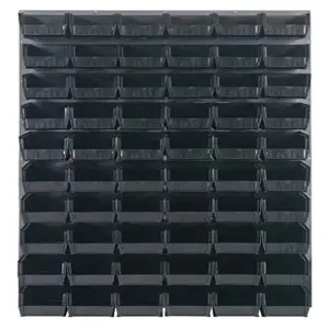 QUANTUM STORAGE SYSTEMS QLP-3661-230-60 Louvered Panel With Bins | CG9EER