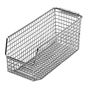 QUANTUM STORAGE SYSTEMS QMB524C Mesh Stack And Hang Bin, 11 x 4-3/4 x 4 Inch Size | CG9EGU