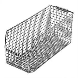 QUANTUM STORAGE SYSTEMS QMB534C Mesh Stack And Hang Bin, 15 x 6 x 5 Inch Size | CG9EGW