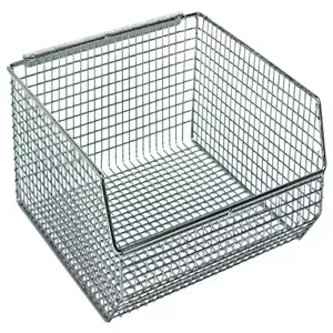 QUANTUM STORAGE SYSTEMS QMB535C Mesh Stack And Hang Bin, 10-3/4 x 11 x 5 Inch Size | CG9EGX