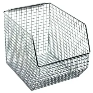 QUANTUM STORAGE SYSTEMS QMB539C Mesh Stack And Hang Bin, 10-1/2 x 8 x 7 Inch Size | CG9EGY