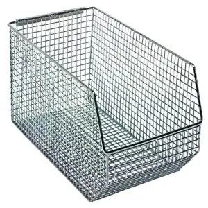 QUANTUM STORAGE SYSTEMS QMB540C Mesh Stack And Hang Bin, 14-1/2 x 8 x 7 Inch Size | CG9EGZ