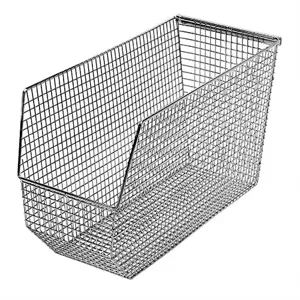 QUANTUM STORAGE SYSTEMS QMB565C Mesh Stack And Hang Bin, 17-3/4 x 8-1/8 x 9 Inch Size | CG9EHC