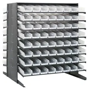 QUANTUM STORAGE SYSTEMS QPRD-103CL Double Sided Pick Rack, 36 x 36 x 60 Inch Size | CG9DQH