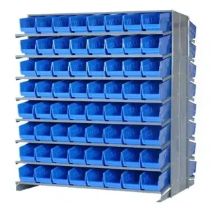 QUANTUM STORAGE SYSTEMS QPRD-203 Double Sided Rack, 36 x 36 x 60 Inch Size | CG9HLU