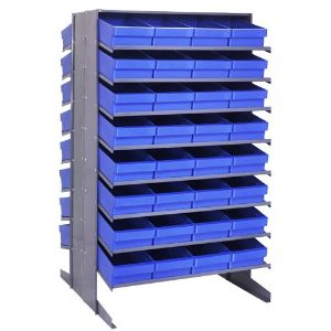 QUANTUM STORAGE SYSTEMS QPRD-606 Double Sided Rack, 36 x 36 x 60 Inch Size | CG9FNF