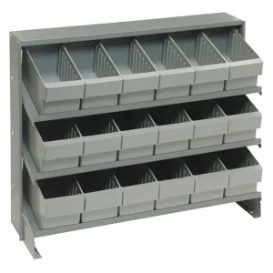 QUANTUM STORAGE SYSTEMS QPRHA-601GY Sloped Shelving System 12 Inch D 36 Inch Width | AF3XKE 8EAP2