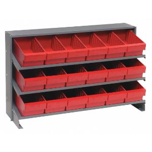QUANTUM STORAGE SYSTEMS QPRHA-601RD Sloped Shelving System 12 Inch D 36 Inch Width | AF3XJN 8E989