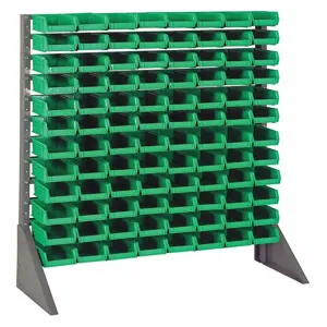 QUANTUM STORAGE SYSTEMS QRU-12S-210-96GN Single Sided Bin Rail Unit 96 Bin Green | AF4ZHU 9RYW3