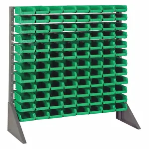 QUANTUM STORAGE SYSTEMS QRU-12S-220-96GN Single Sided Bin Rail Unit 96 Bin Green | AF4MZB 9CPW5