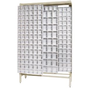QUANTUM STORAGE SYSTEMS QS-305306-52 Free Standing Slider System, 364 Cups, 52 Bins | CG9DTG