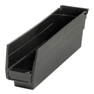 QUANTUM STORAGE SYSTEMS QSB100CO Conductive Shelf Bin, 11-5/8 x 2-3/4 x 4 Inch Size | CG9DJZ