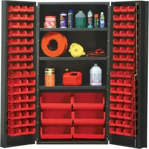 QUANTUM STORAGE SYSTEMS QSC-36S Cabinet, 36 Inch Width, 3 Adjustable Shelves, 102 Ultra Bins | CG9ECP