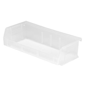 QUANTUM STORAGE SYSTEMS QUS232CL Stack And Hang Bin, Clear View, 5-3/8 x 11 x 3 Inch Size | CG9DGU