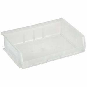 QUANTUM STORAGE SYSTEMS QUS236CL Stack And Hang Bin, Clear View, 7-3/8 x 11 x 3 Inch Size | CG9DGV