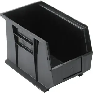 QUANTUM STORAGE SYSTEMS QUS241BR Recycled Stack Container, 13-5/8 x 8-1/4 x 6 Inch Size | CG9EZY