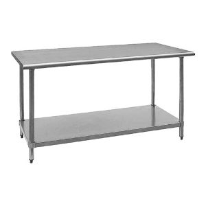 QUANTUM STORAGE SYSTEMS SST-2436U Table, Adjustable Undershelf, 24 x 36 x 34 Inch Size, Stainless Steel | CG9HPC