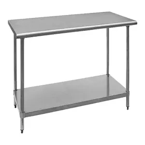 QUANTUM STORAGE SYSTEMS SST-2436U Table, Adjustable Undershelf, 24 x 36 x 34 Inch Size, Stainless Steel | CG9HPC