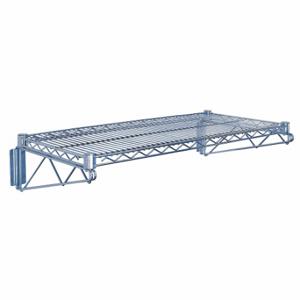 QUANTUM STORAGE SYSTEMS WDWB2448GY Wire Cantilever, 48 Inch x 24 Inch, 1 Shelves, 800 lb Load Capacity per Shelf | CT8JLW 60TU28