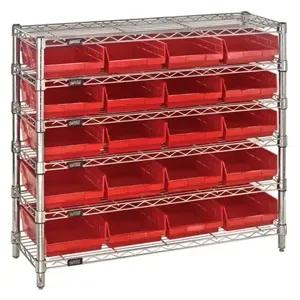 QUANTUM STORAGE SYSTEMS WR6-36-1236-107 Bin Center, 12 x 36 x 36 Inch Size, 6 Shelf, 20 Bins | CG9DJL