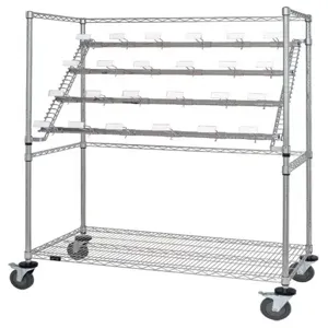 QUANTUM STORAGE SYSTEMS WRC-BC2448 Hold And Store Cart, Catheter, 24 x 36 x 69 Inch Size | CG9CXX