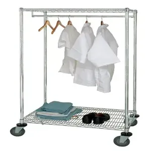 QUANTUM STORAGE SYSTEMS WRCGR-63-2448 Garment Rack, Mobile, 24 x 48 x 69 Inch Size | CG9HDK