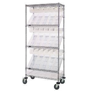 QUANTUM STORAGE SYSTEMS WRCSL5-74-1836-104230CL Bin Package, Clear View, 18 x 36 x 80 Inch Size | CG9FLG