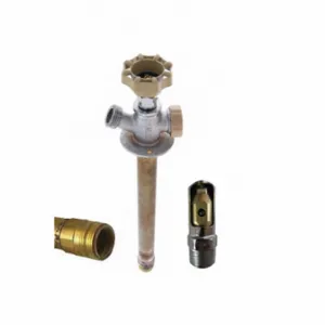 QUARTER BALL QB-112MF Ball Valve Frost Proof Sillcock, Quarter Turn Handwheel, MNPT or FNPT, ABS, Brass | CT8KDN 49AF83