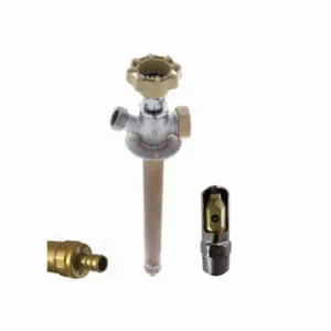 QUARTER BALL QB-112PX5 Ball Valve Frost Proof Sillcock, Quarter Turn Handwheel, PEX, ABS, 1/2 Inch Inlet Size | CT8KDQ 49AF87