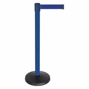 QUEUEWAY QPLUS-23-L5 Barrier Post With Belt, Abs, 40 Inch Post Height | CT8KLX 52NP92