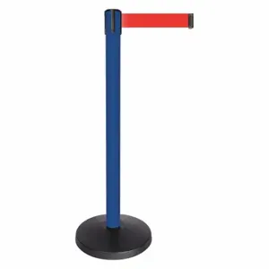 QUEUEWAY QPLUS-23-R5 Barrier Post With Belt, Abs, 40 Inch Post Height | CT8KMM 52NP97