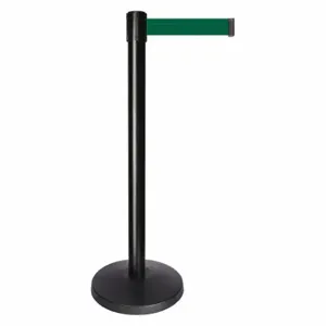 QUEUEWAY QPLUS-33-G7 Barrier Post With Belt, Abs, 40 Inch Post Height, 2 1/2 Inch Post Dia, Abs | CT8KHL 52NN66