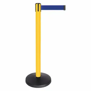 QUEUEWAY QPLUS-35-L5 Barrier Post With Belt, Abs, 40 Inch Post Height | CT8KLZ 52NP10