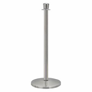 QUEUEWAY QWAY310-3P Urn Top Rope Post, 39 Inch Height, 12 1/4 Inch Base Dia, Polished Stainless Steel | CT8KTC 31MJ10