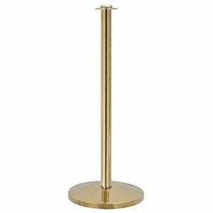 QUEUEWAY QWAY314-2P Contemporary Top Post, 39 Inch Ht, 12 1/4 Inch Base Dia, Polished Brass, Polished Brass | CT8KRY 31MJ17