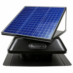 QUIETCOOL AFR SLR-40W Attic Exhaust Fan, Roof Mount, Solar | CT8KWL 787L78