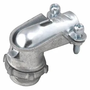 SOUTHWORTH 2696 Clamp Style Connector, 90 Deg., Zinc, 1 1/2 Inch Trade Size, 1 1/2 MNPT | CH6TCY 206G65