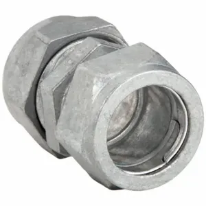 RACO 2828 Compression Conduit Coupling, Zinc, 2 Inch Trade Size, 2 7/32 Inch Overall Lg, Gray | CT8KZC 52NE17