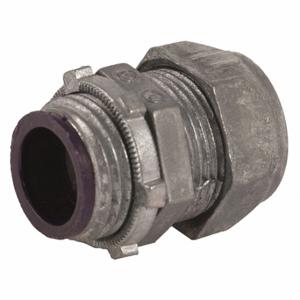 RACO 2836 Compression Conduit Connector, Zinc, 1 1/2 Inch Trade Size, 1 15/16 Inch Overall Lg | CT8KZV 206G70