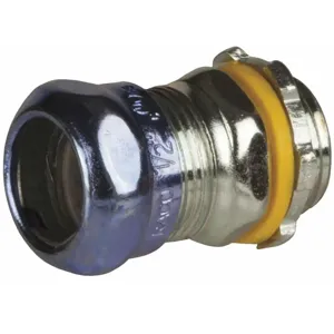 RACO 2905RT EMT Compression Connector, Rain Tight, 1-1/4 Inch, 2-7/64 Inch Overall Length | CD3KHQ 52AV31