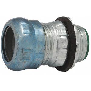 RACO 2912RT 1/2 Inch EMT Insulated Compression Connector, 1-34/64 Inch Overall Length | CD2FGX 52AU75
