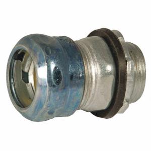 RACO 2946RT Compression Conduit Connector, Steel, 4 Inch Trade Size, 4 Inch Overall Lg, Non-Insulated | CT8KZU 206J41