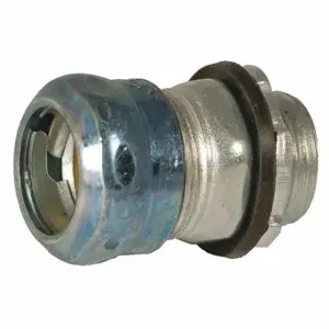 RACO 2946RT Compression Conduit Connector, Steel, 4 Inch Trade Size, 4 Inch Overall Lg, Non-Insulated | CT8KZU 206J41