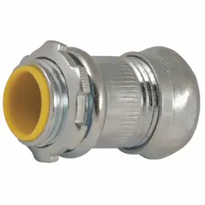 RACO 2960 Compression Conduit Connector, Steel, 2 1/2 Inch Trade Size, 4 Inch Overall Lg, Insulated | CT8KZM 206G49