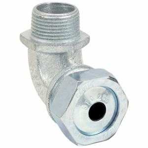 RACO 3793-1 Enhanced Rating Cord Connector, Iron, 3/4 Inch Mnpt, 0.25 Inch To 0.38 Inch, Silver | CT8LBX 52AX44