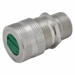 RACO 4803-2 Enhanced Rating Cord Connector, Aluminum, 3/4 Inch Mnpt, 0.19 Inch To 0.25 Inch, Silver | CT8LBM 52AX42