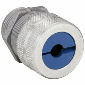 RACO 4804-0 Enhanced Rating Cord Connector, Aluminum, 1 Inch Mnpt, 0.38 Inch To 0.50 Inch, Silver | CT8LCN 52AX52