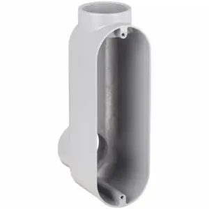 RACO LB200 Conduit Outlet Body, Aluminum, Powder Coated, 2 Inch Trade Size, Lb Body | CT8LAM 52AW17